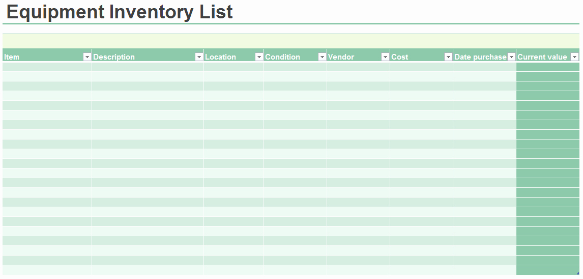 Office Supply Inventory List Template Lovely 20 Free Equipment Inventory List Templates Ms Fice
