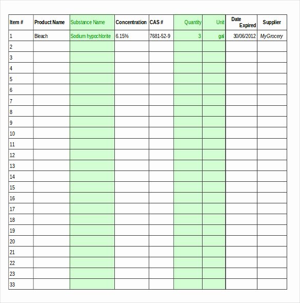 Office Supply List Template Lovely Fice Supply Checklist Template Excel
