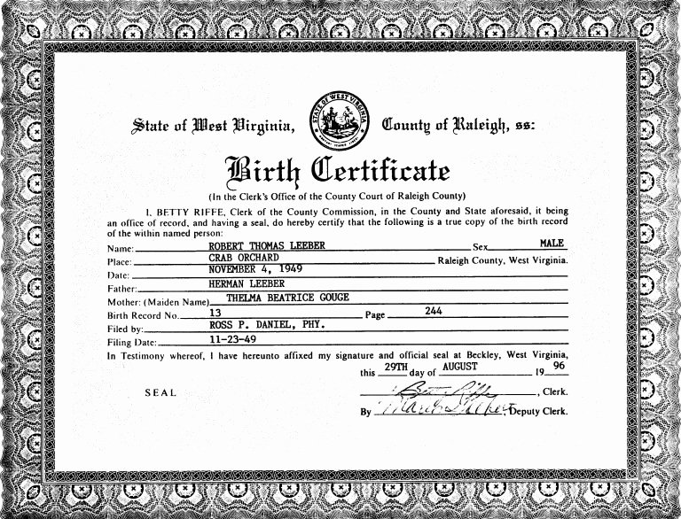 Official Birth Certificate Template Luxury Birth Certificate Template