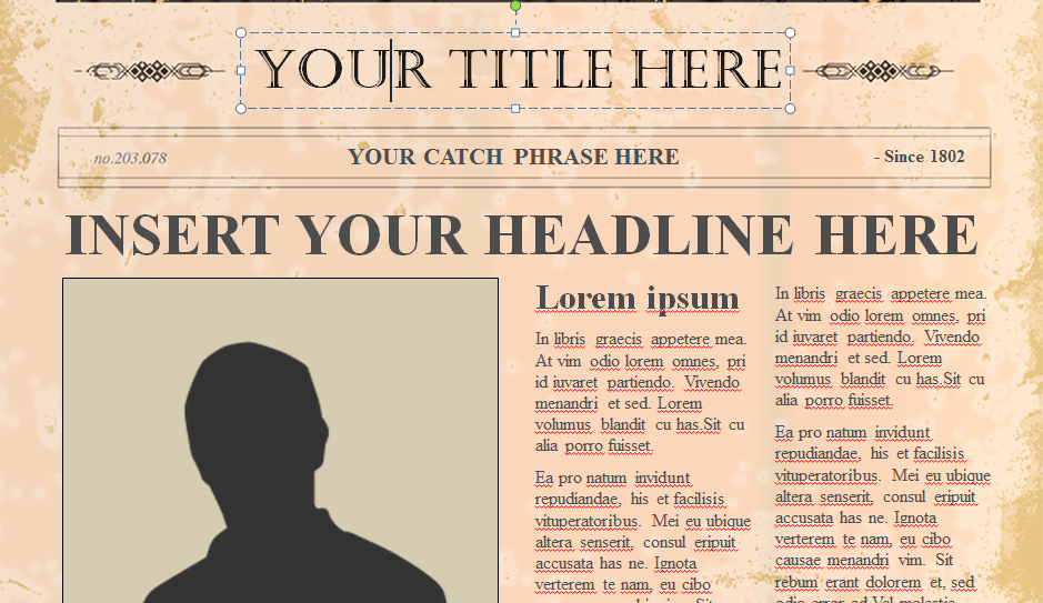 Old Newspaper Template for Word Elegant Newspaper Template for Powerpoint Rebocfo