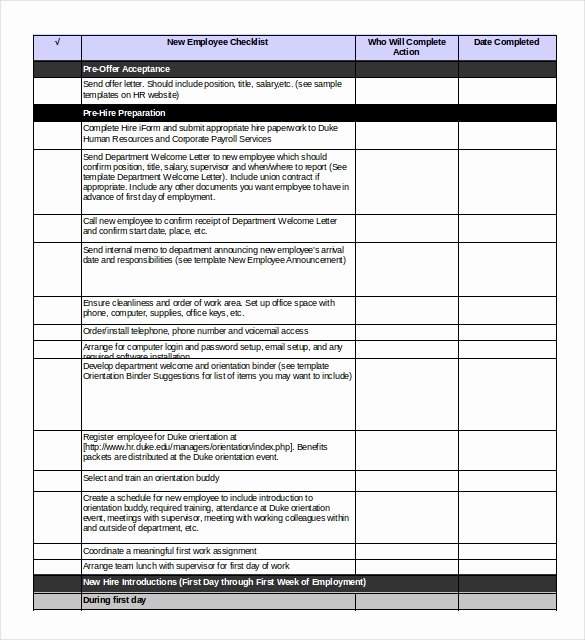 Onboarding Checklist Template Excel New Boarding Checklist Template 17 Free Word Excel Pdf
