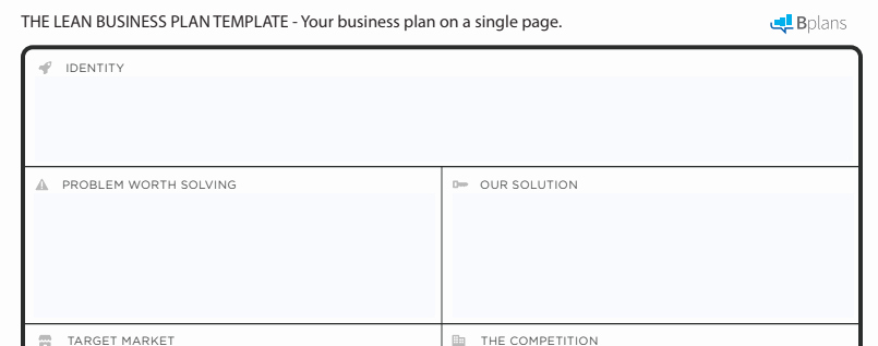 One Page Business Plan Template New How to Write A E Page Business Plan Templates Ideas