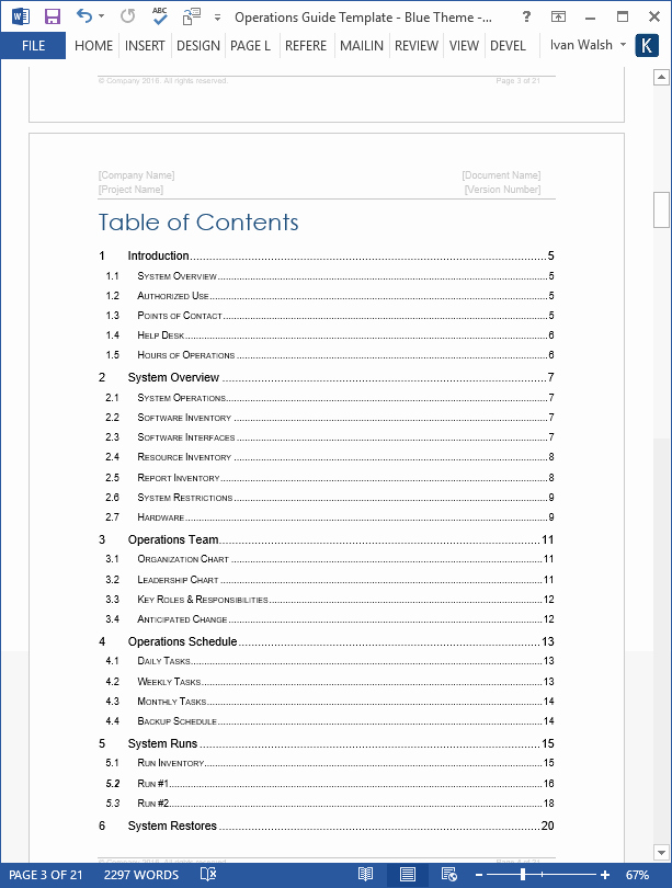 Operations Manual Template Free Inspirational How to Write An Operations Manual