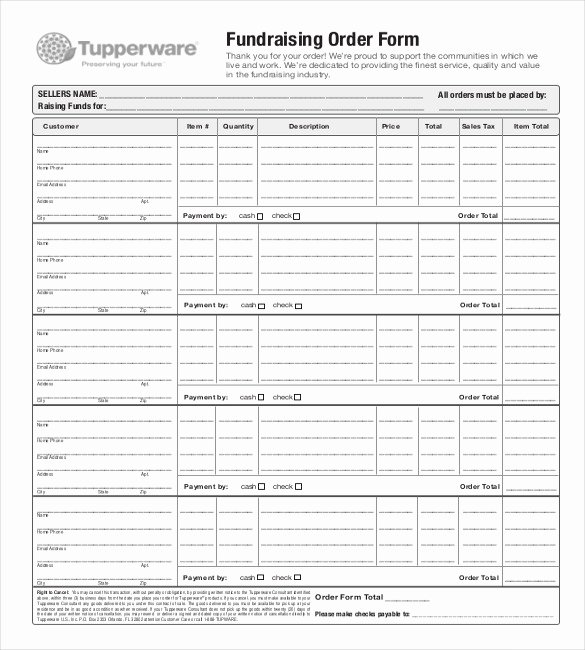 Order form Template Word Fresh order form Template