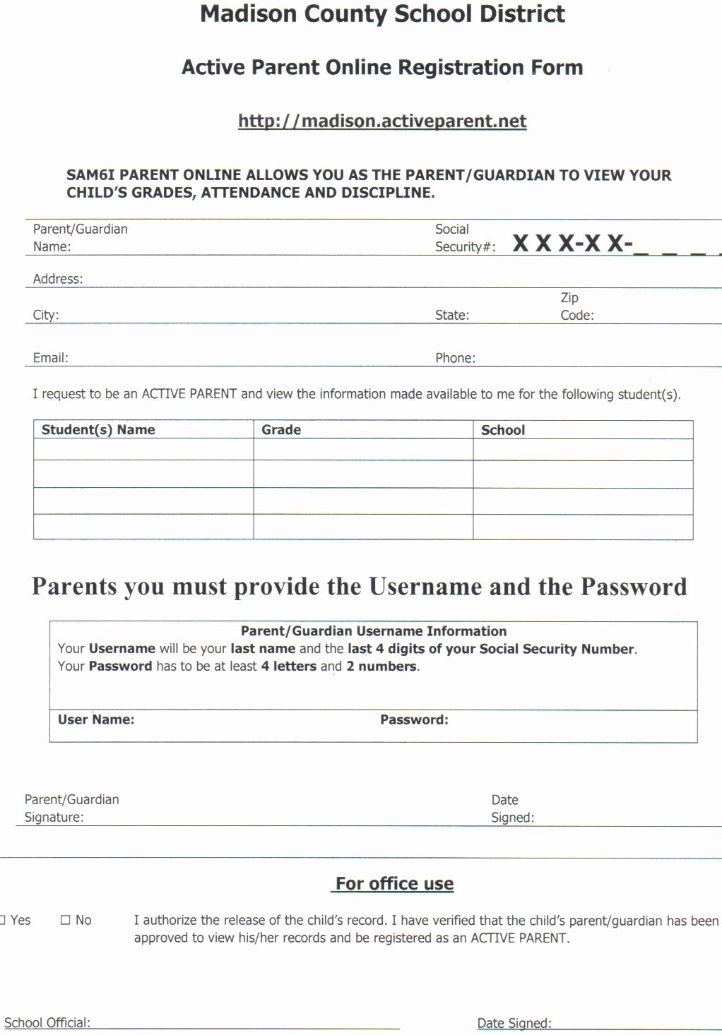 Parent Release form Template Elegant Olde towne Middle Overview