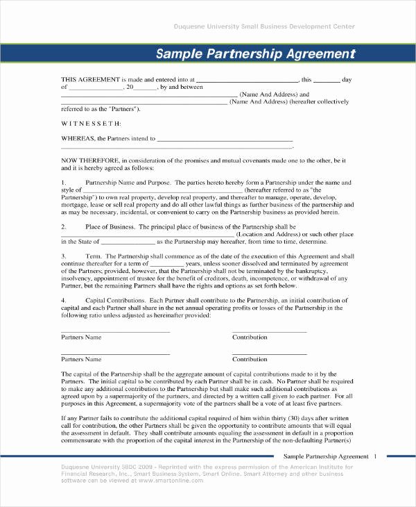 Partnership Buyout Agreement Template Luxury 6 Real Estate Partnership Agreement Templates Pdf Word