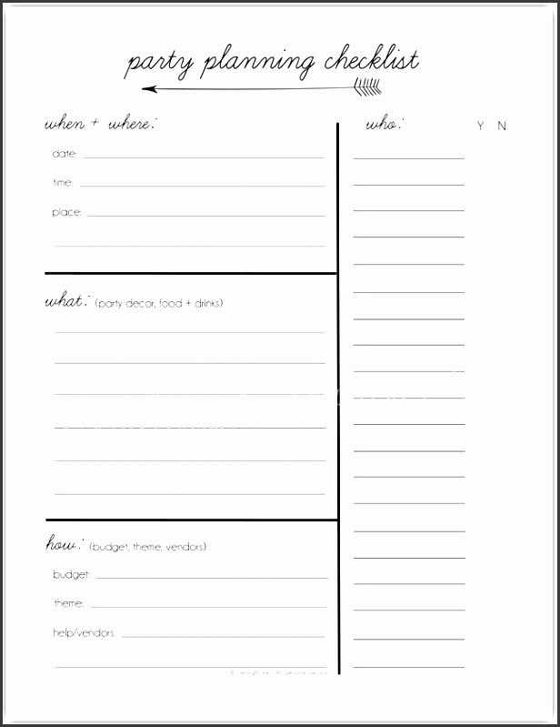 Party Planning Template Free Best Of 7 Church event Planning Checklist Template
