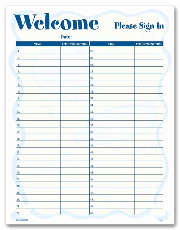 Patient Sign In Sheet Template Awesome Patient Sign In Sheet