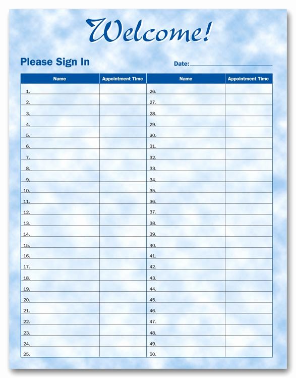 Patient Sign In Sheet Template Inspirational Best S Of Patient Sign Up Sheet Template Printable
