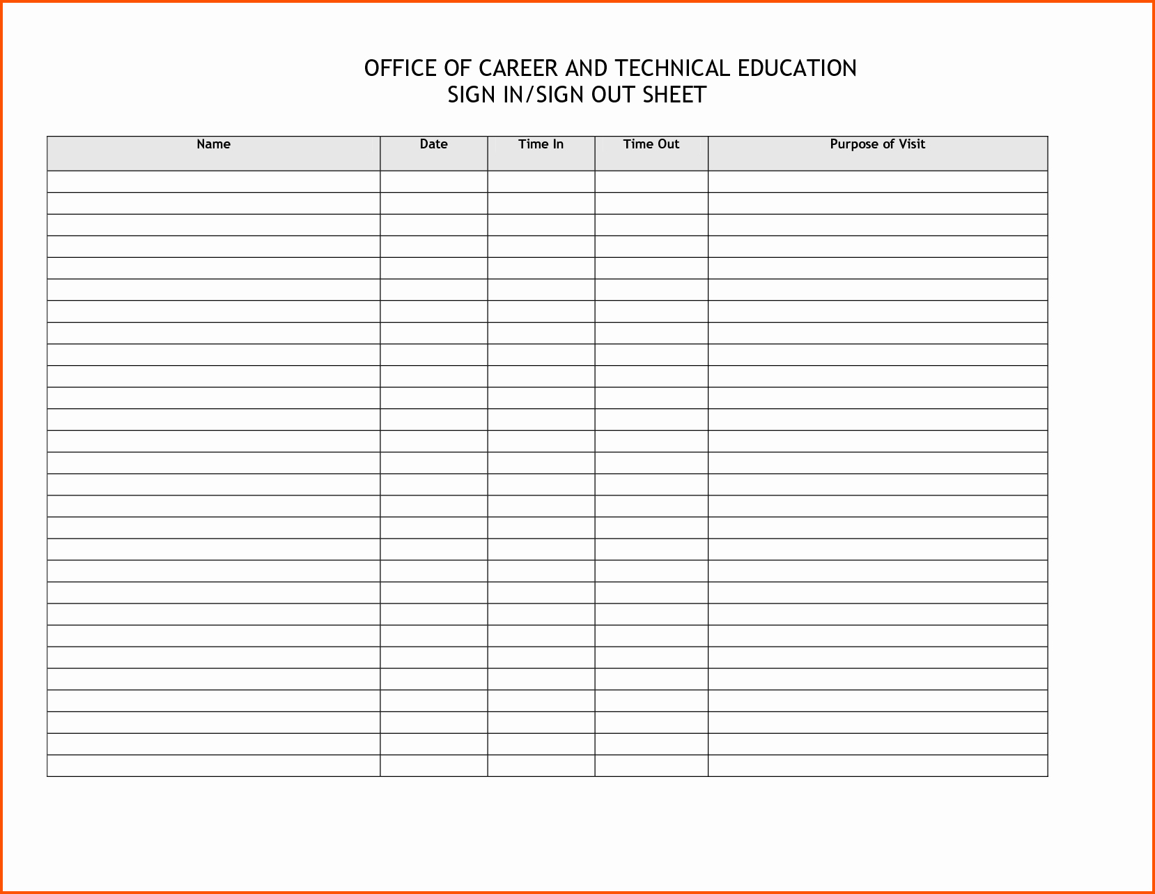 Patient Sign In Sheet Template New 12 Sign In Sheet