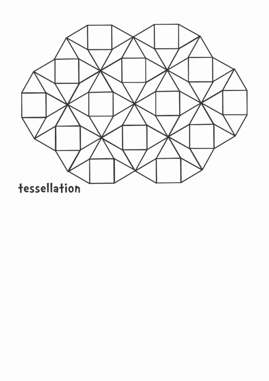 Pattern Block Templates Pdf Elegant Tessellation Black and White Pattern Block Template