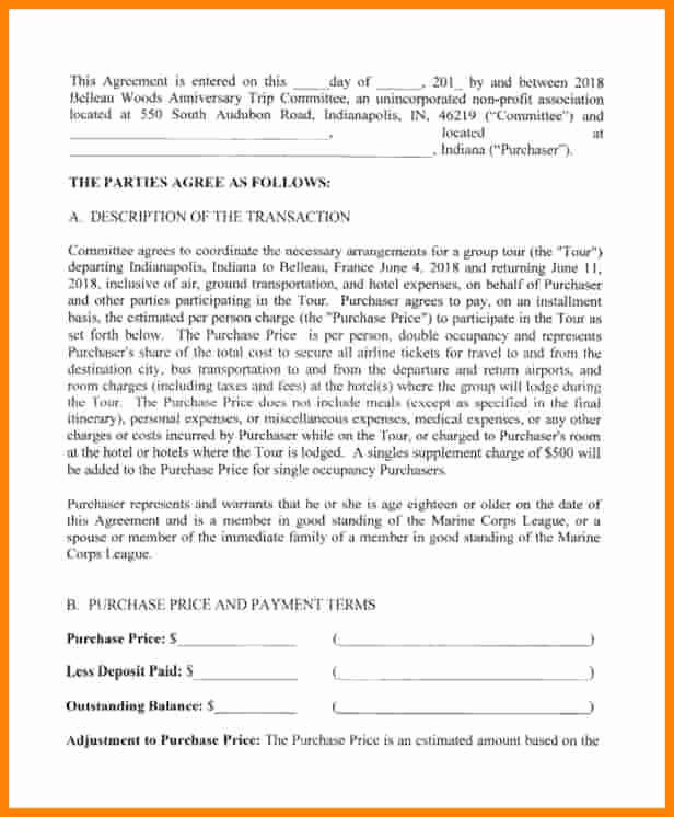 Payment Plan Agreement Template Beautiful 8 Installment Payment Contract Template