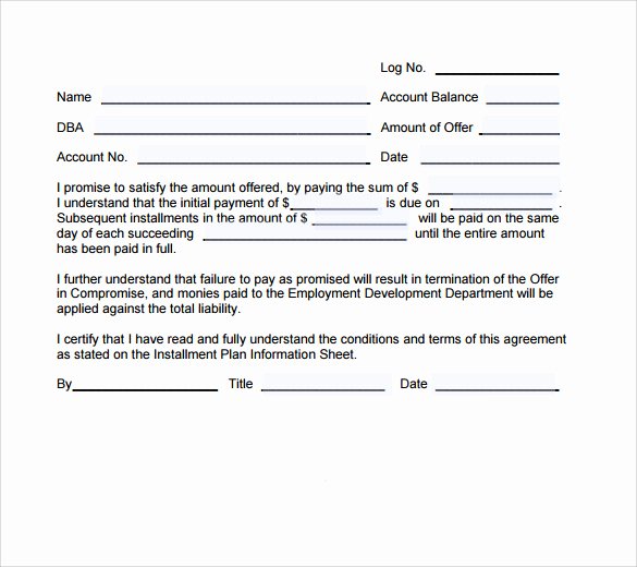 Payment Plan Agreement Template Luxury Sample Payment Agreement 23 Documents In Pdf Google