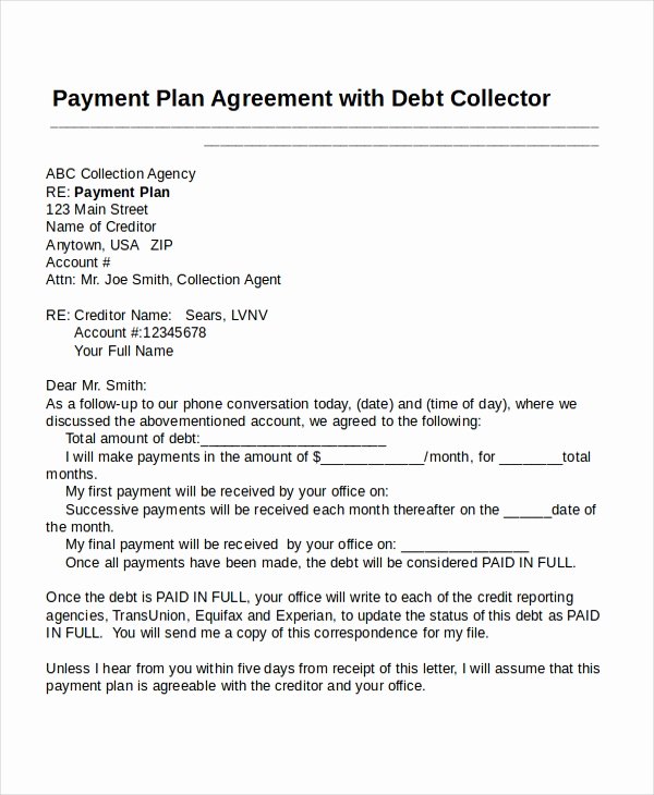 Payment Plan Agreement Template Unique 26 Agreement Templates Word Pages Google Docs