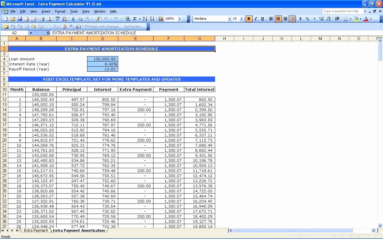 Payment Schedule Template Excel Best Of Auto Loan Amortization Schedule Excel Template