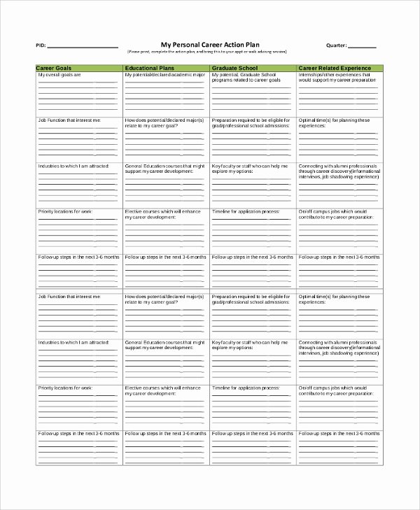 Personal Action Plan Template Best Of Sample Action Plans 46 Examples In Pdf Word