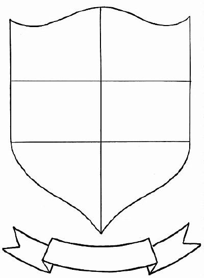 Personal Coat Of Arms Template Luxury Blank Family Crest Template Cliparts