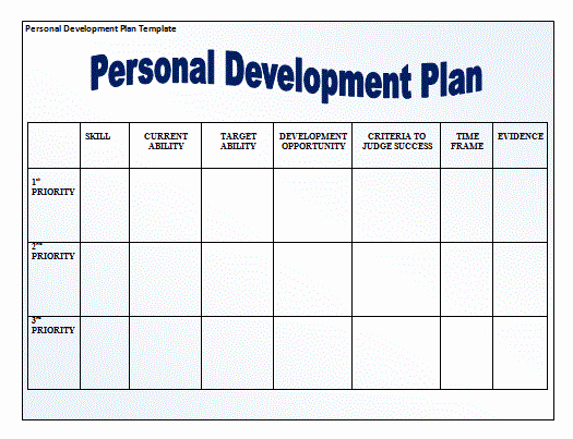 Personal Fitness Plan Template Unique 11 Personal Development Plan Templates