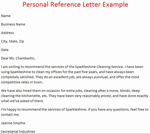 Personal Letters Of Recommendation Templates Inspirational Letters Of Reference October 2012