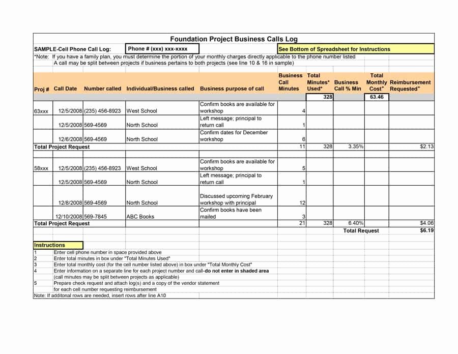 Phone Call Log Template Unique 40 Printable Call Log Templates In Microsoft Word and Excel