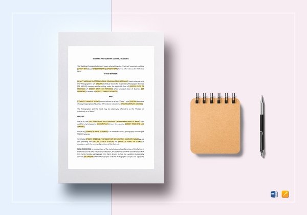 Photography Contract Template Word Lovely 23 Graphy Contract Templates – Pdf Doc