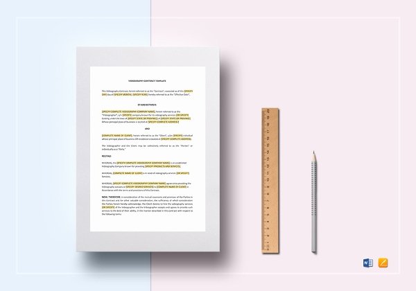 Photography Contract Template Word Luxury 23 Graphy Contract Templates – Pdf Doc