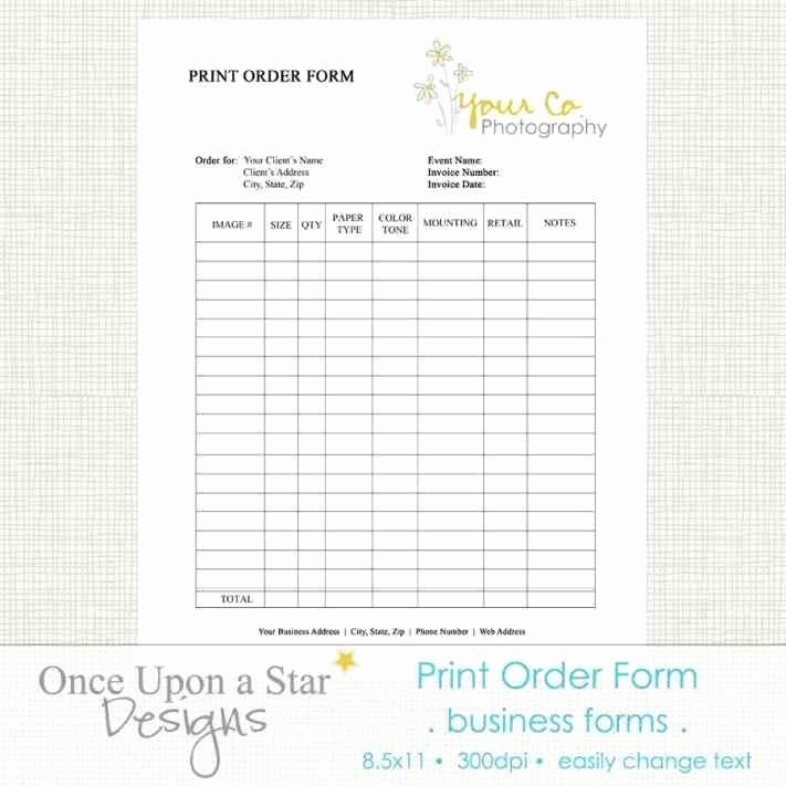 Photography order form Template Elegant Pin On Templates for order forms