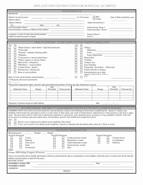 Physical Exam form Template Awesome 43 Physical Exam Templates &amp; forms [male Female]