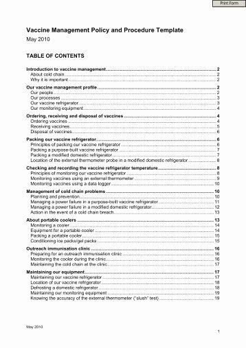 Policy and Procedure Template Examples Unique Sample Policy Procedure Template Investigational Device