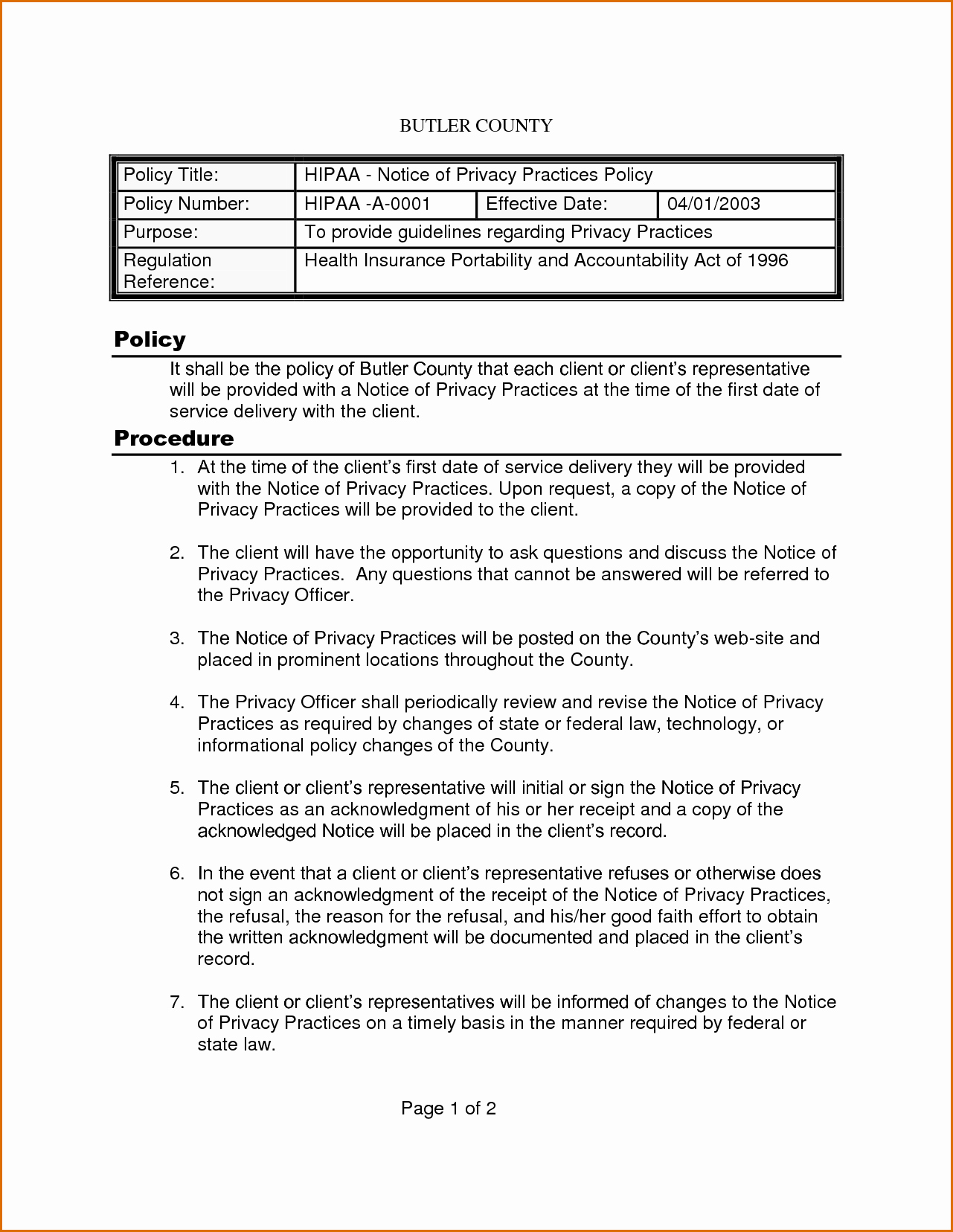Policy and Procedures Template New 8 Procedure Template
