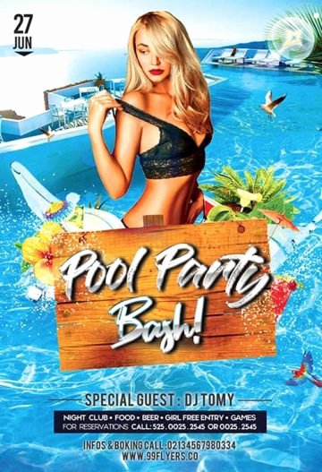 Pool Party Flyer Templates Free Luxury Download Free Psd Flyer for Party and Clubs