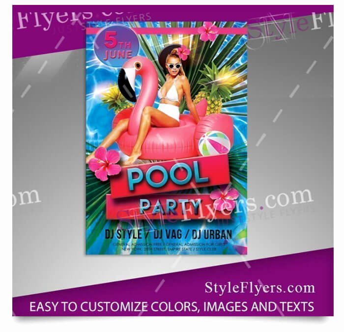 Pool Party Flyer Templates Free New 15 Free Pool Party Flyer Templates Tech Trainee