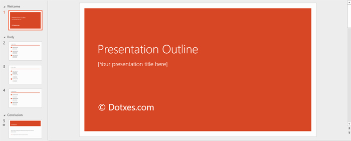 Powerpoint Presentation Outline Template Lovely Presentation Outline Template 19 formats for Ppt Word