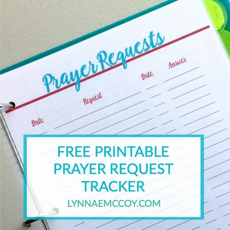 Prayer Request forms Templates Awesome A Free Printable Prayer Request Tracker for Your Prayer