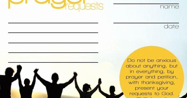 Prayer Request forms Templates Elegant Prayer Request Cards Templates