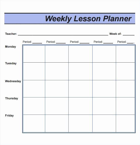 Preschool Daily Lesson Plan Template Luxury Printable Lesson Plan Template Pdf – Best Lesson Plan