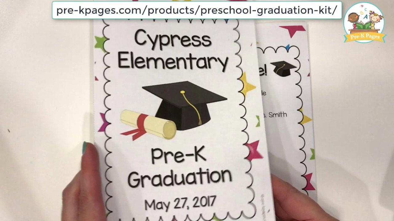 Preschool Graduation Programs Template Best Of Printable Preschool Graduation Program
