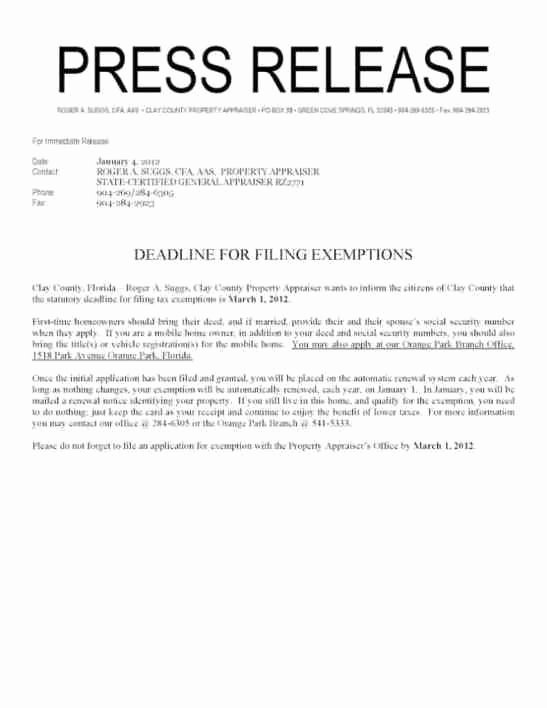 Press Release Template Doc Fresh 21 Free Press Release Template Word Excel formats