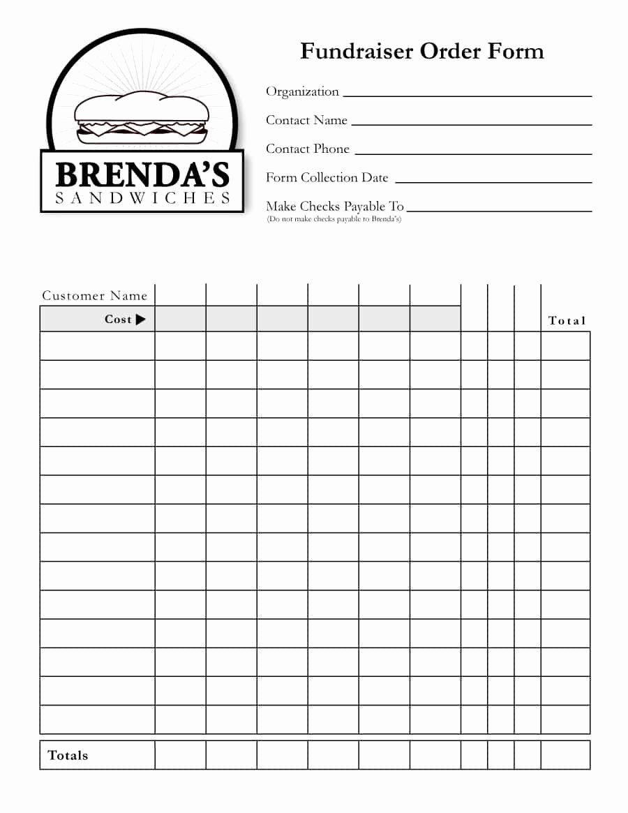 Printable order forms Templates Best Of 40 order form Templates [work order Change order More]