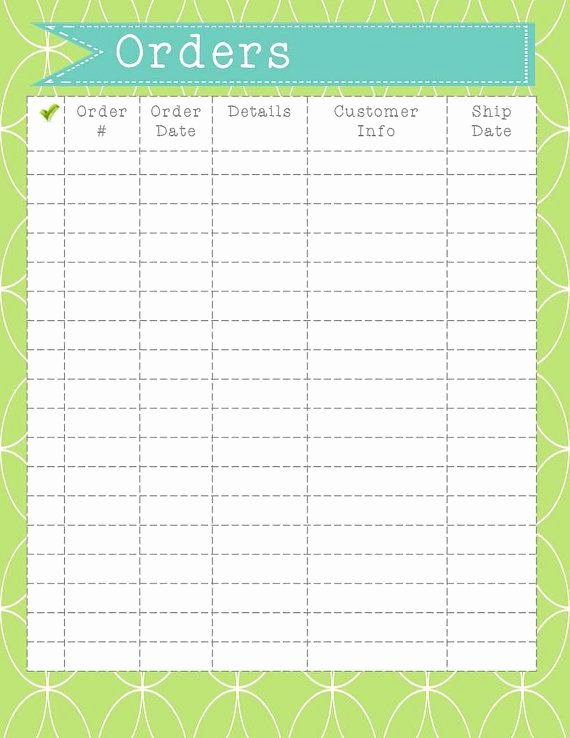 Printable order forms Templates Lovely 38 Best Purchase order forms Images On Pinterest