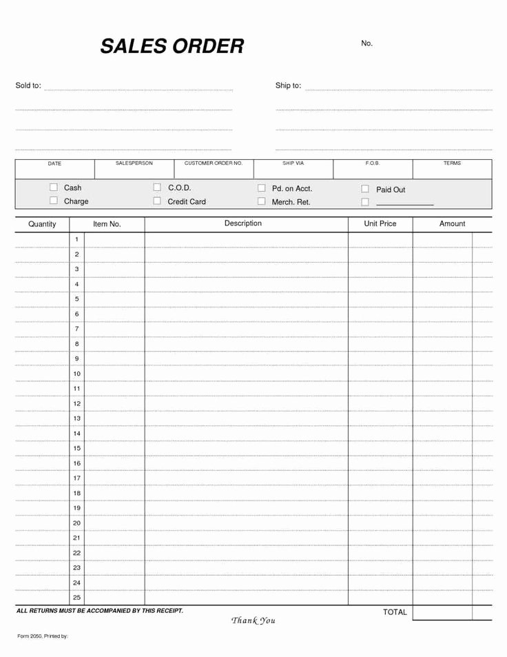 Printable order forms Templates Luxury 17 Best Templates for order forms Images On Pinterest