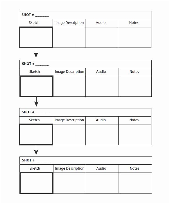 Professional Film Storyboard Template Lovely 7 Mercial Storyboard Templates – Free Word Pdf format