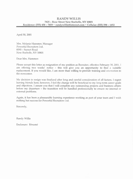 Professional Resignation Letter Template Best Of Dos and Don’ts for A Resignation Letter