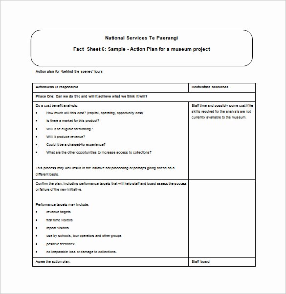 Project Action Plan Template Lovely 11 Project Action Plan Templates Word Pdf Apple Pages