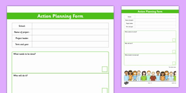 Project Action Plan Template Lovely School Council Project Action Plan Template School