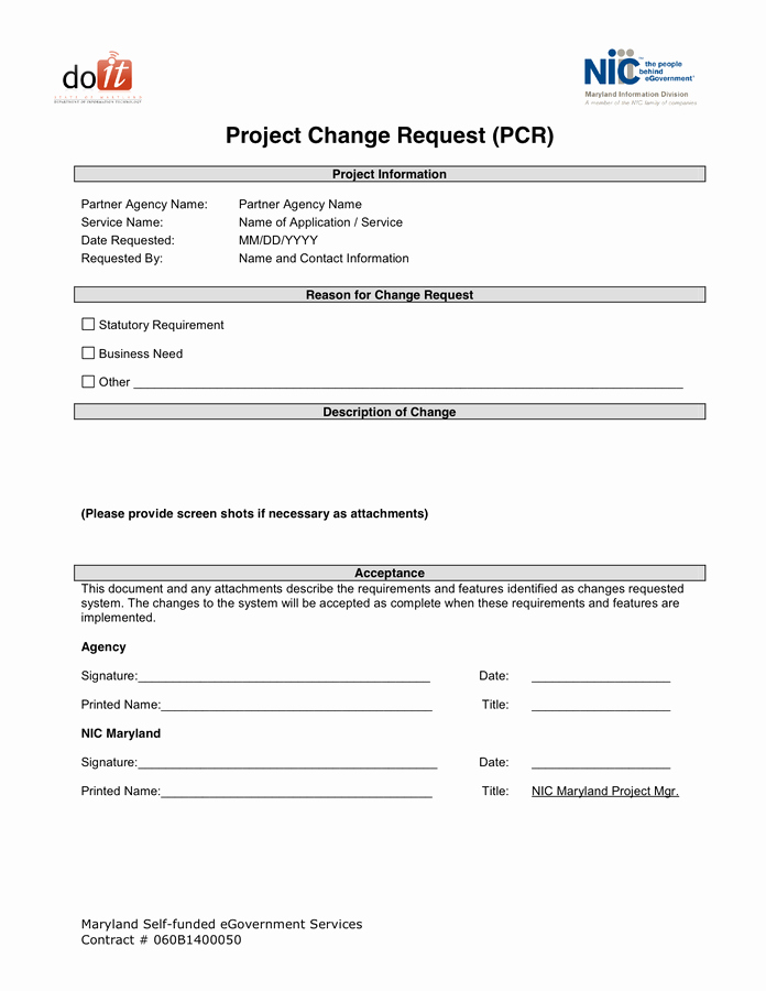 Project Request form Template Inspirational Project Change Request Template In Word and Pdf formats