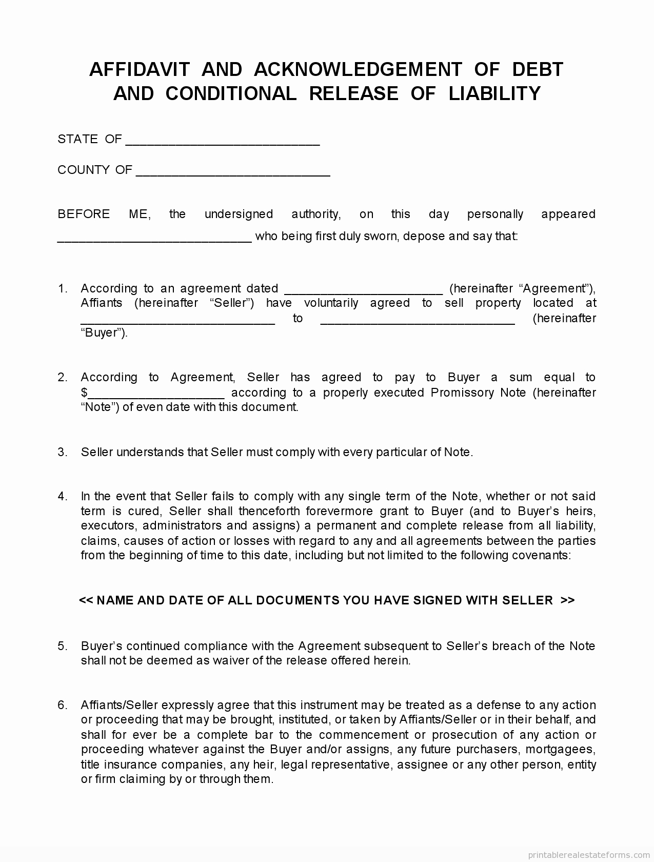 Property Release form Template Lovely Sample Printable Closing Disclosure Conditional Release 4