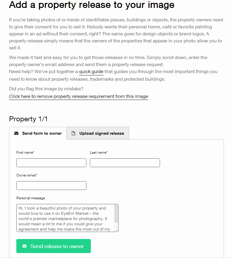 Property Release form Template Unique Eyeem Market Place is Finally Here [hands Review