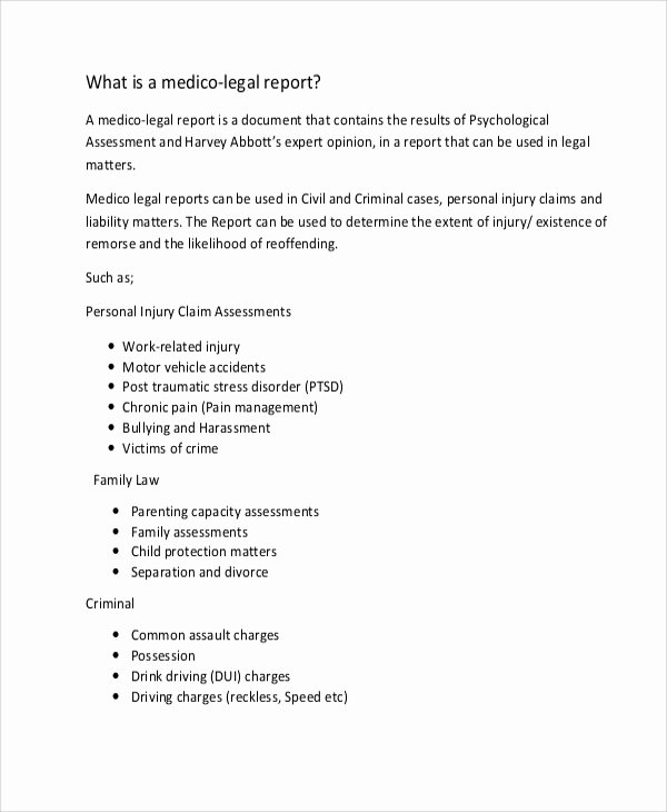 Psychological assessment Report Template New 10 Sample Psychological Reports Pdf Word Pages