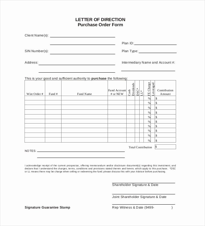 Purchase order Template Pdf Awesome Purchase order Template 8 Free Excel Word Template
